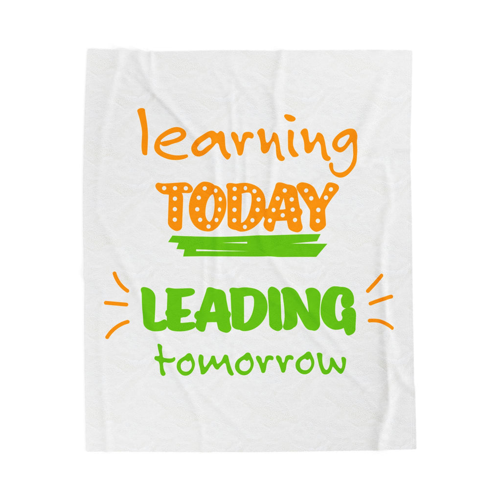 „Learning Today, Leading Tomorrow“ – Inspirierende Kuscheldecke für Zukunftsdenker